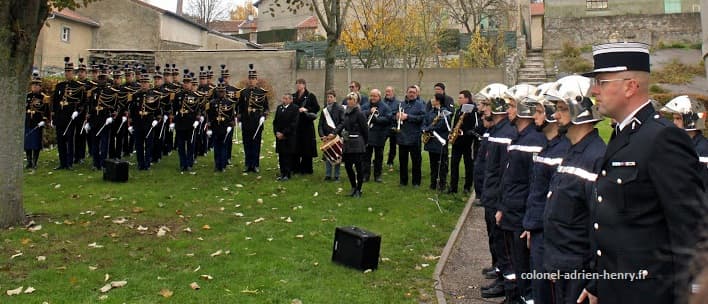 Gendarmes, pompiers et harmonie municipale de Saint-Mihiel