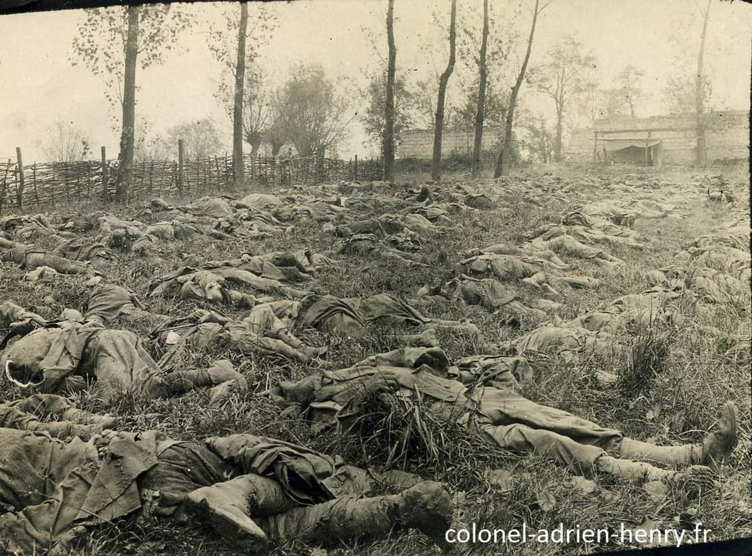 Photo de l'attaque où 35 des 38 soldats seront tués