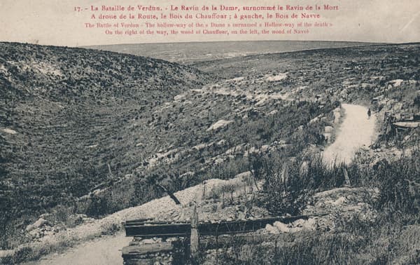 Lieux des combats du 361e RI à Verdun