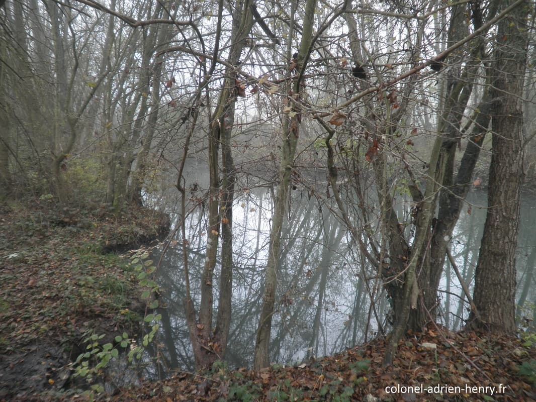 Marais où il se cacha à l'arrivée des SS