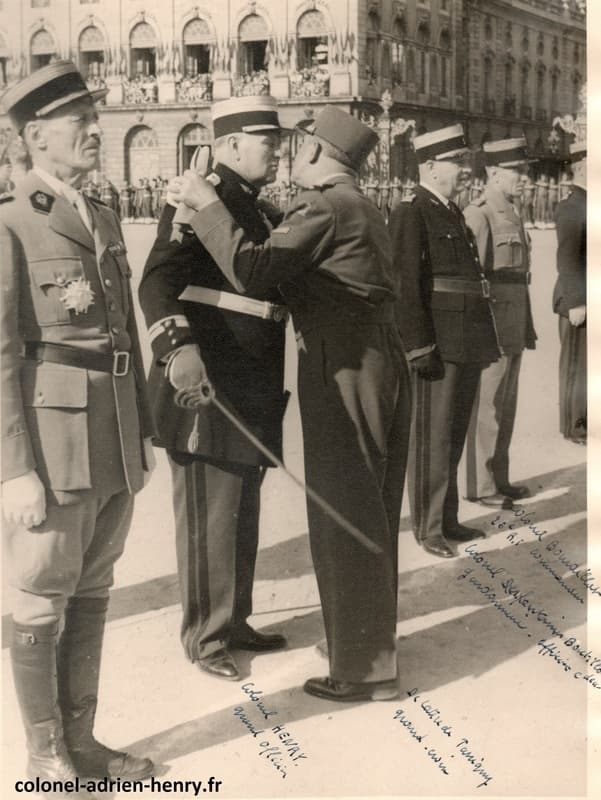 Remise de la plaque de grand officier de la Légion d'Honneur à Nancy