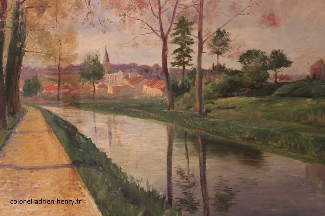 Paysage par Dante Donzelli, vue de Lacroix-sur-Meuse