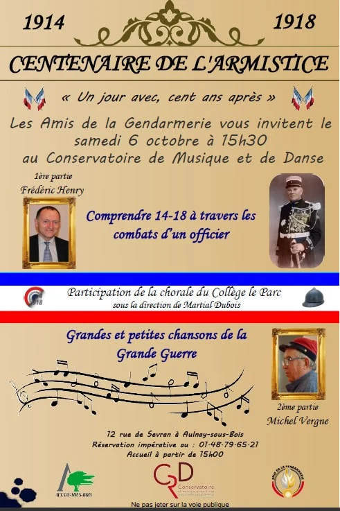 Conférence organisée par les Amis de la gendarmerie
