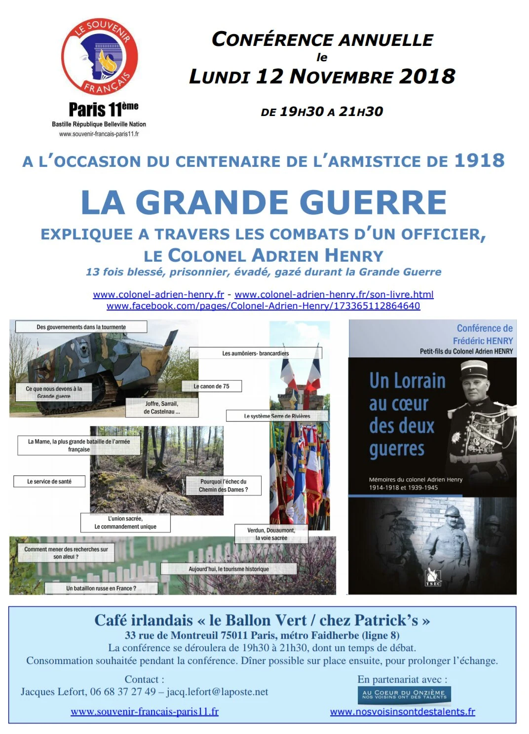 Conférence organisée par le Souvenir Français