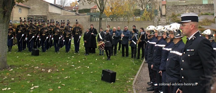 Gendarmes, pompiers et harmonie municipale de Saint-Mihiel