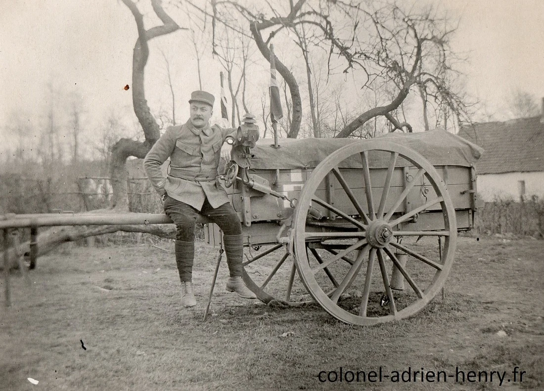 Voiture médicale lors d'un moment de repos