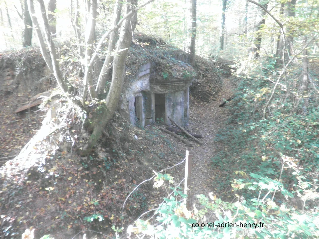 Kronprinz shelters, German side